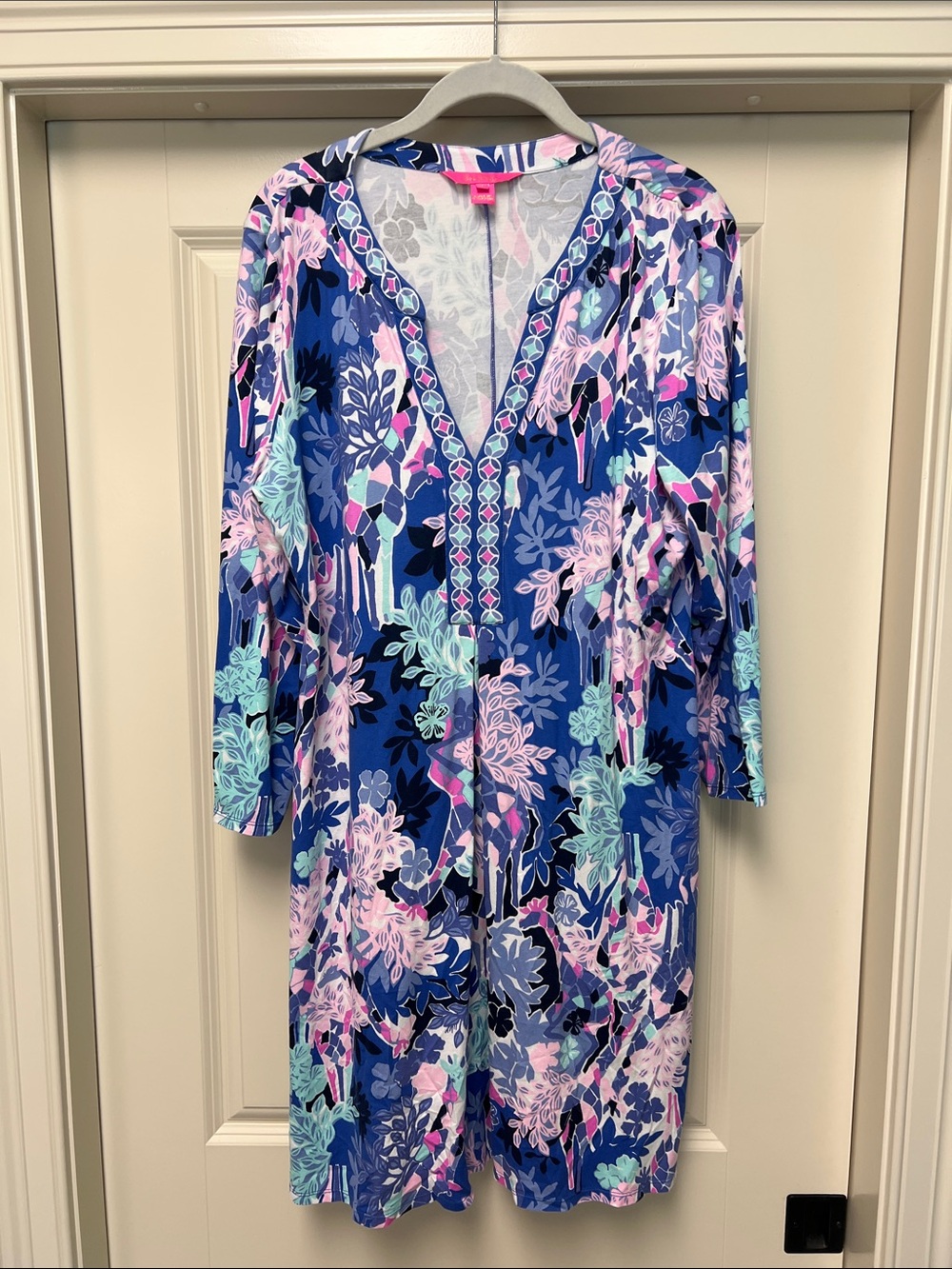 Lilly Pulitzer Floral Dress Pink & Purple